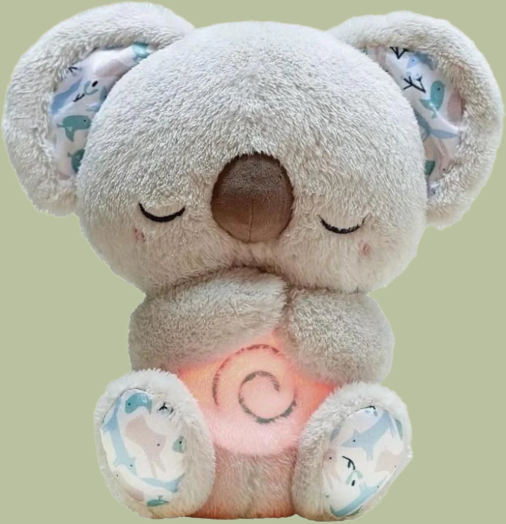 Mykro™ 2024 New Soothe 'n Snuggle Koala Portable Plush Breathing Motion Sound Companion