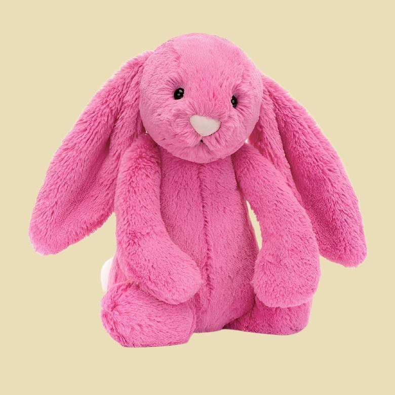 jellycat Bashful Hot Pink Bunny 1